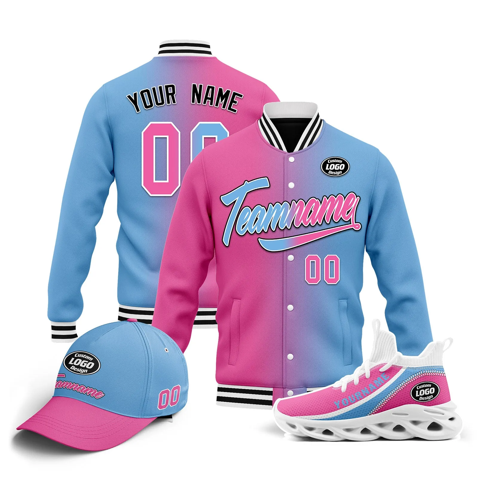 Custom Jacket MaxSoul Shoes and Hat Combo Offer Personalized Combo ZH-D028016-29