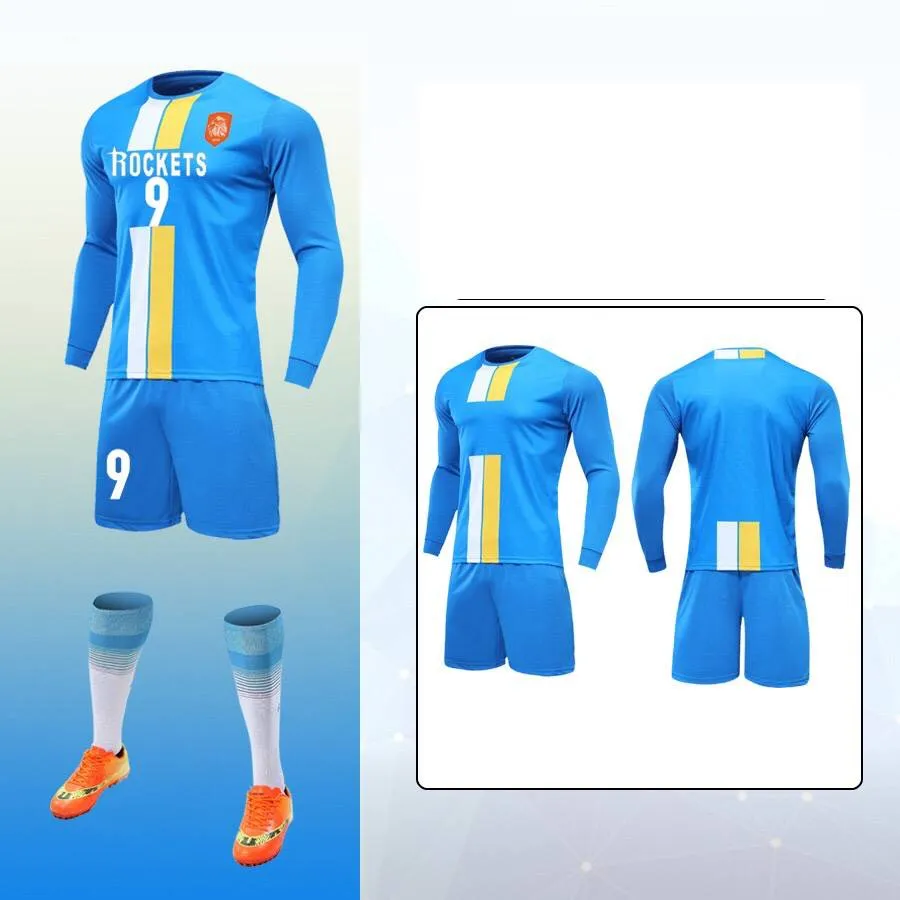 Custom Logo Blue Soccer Keeper Uniform