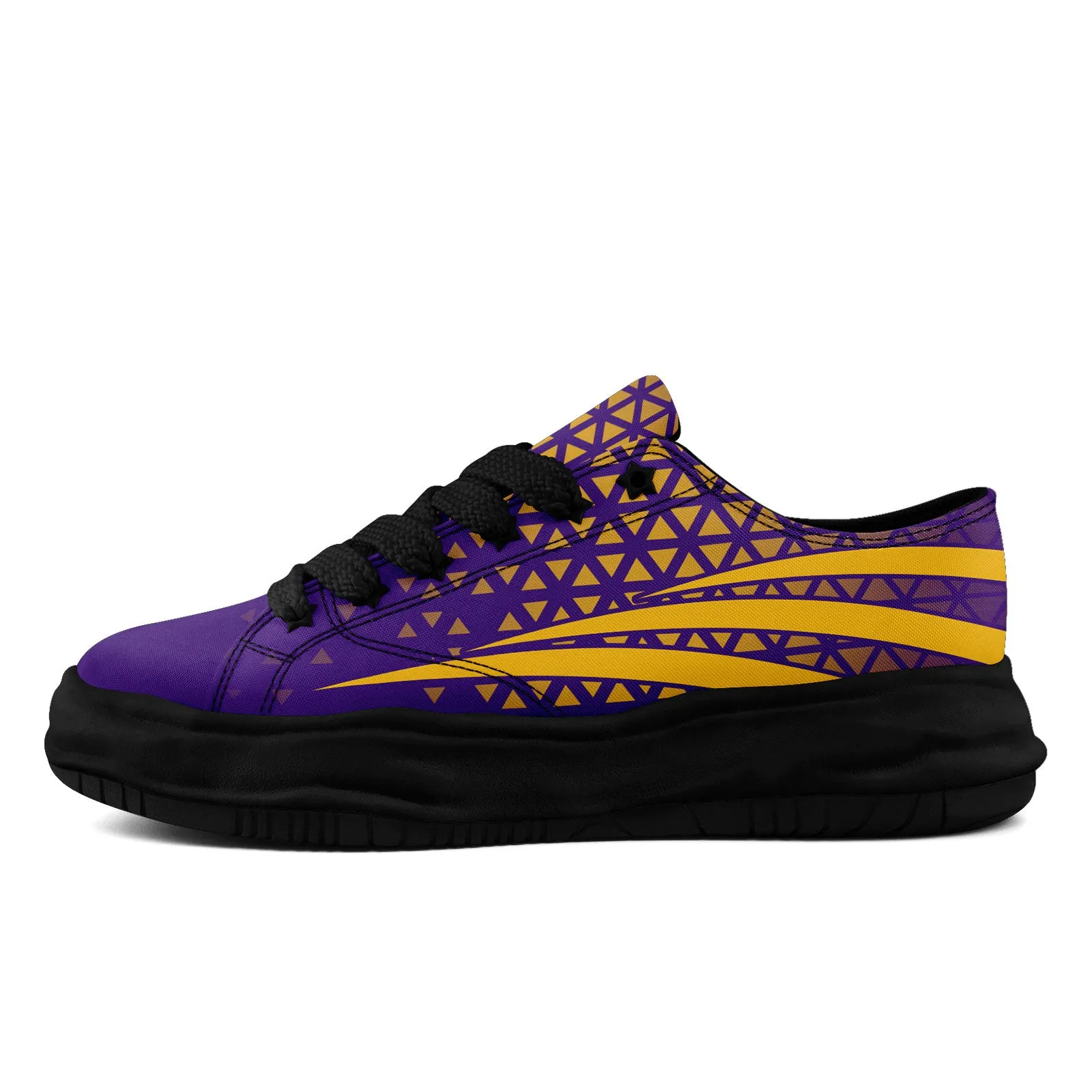 Custom Purple White Minnesota Shoes Personalized Sneaker FN038-D023003-17