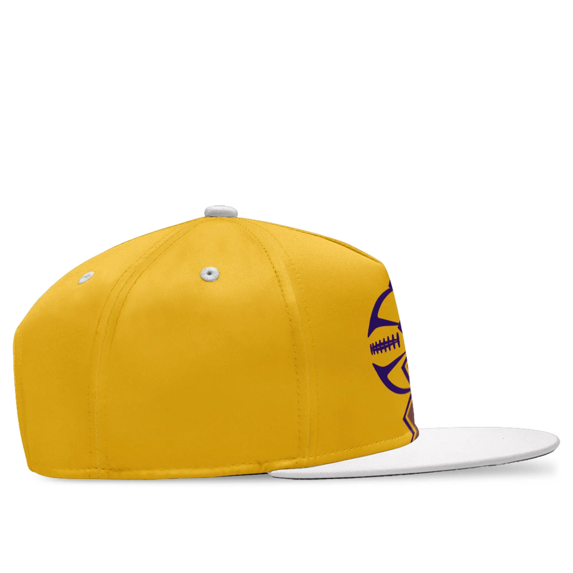 Custom Purple Yellow Minnesota MaxSoul Shoes and Hat Combo Offer Personalized Combo ZH-D028017-9