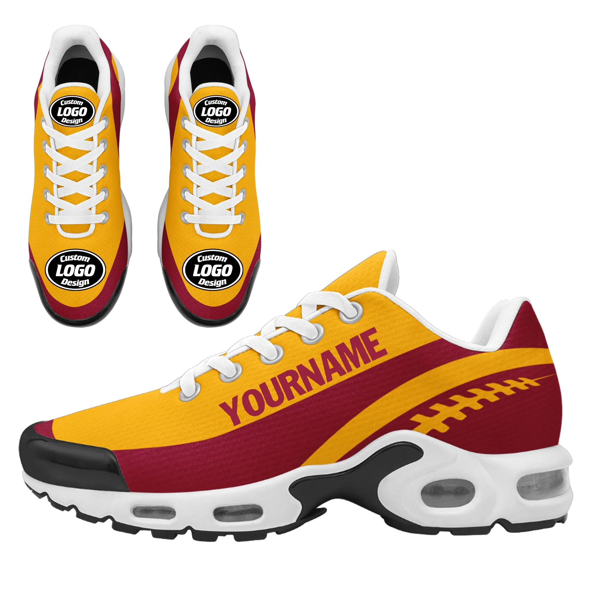 Custom Red Yellow Jersey and TN Shoes Combo Offer Personalized ZH-D0200101-2