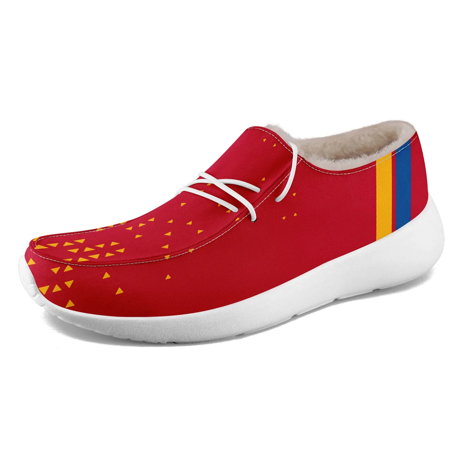 Custom Red Yellow Pittsburgh Shoes Personalized Sneaker FN042-D020279-30