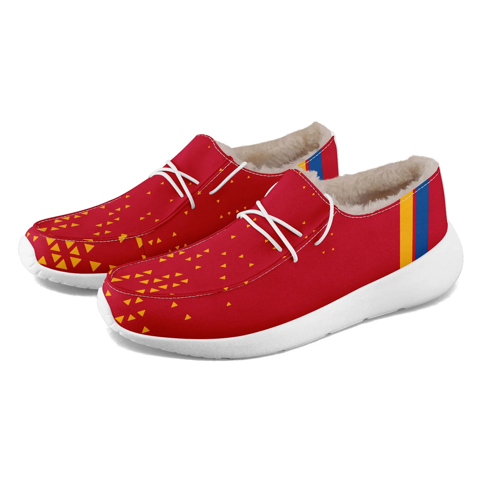 Custom Red Yellow Pittsburgh Shoes Personalized Sneaker FN042-D020279-30