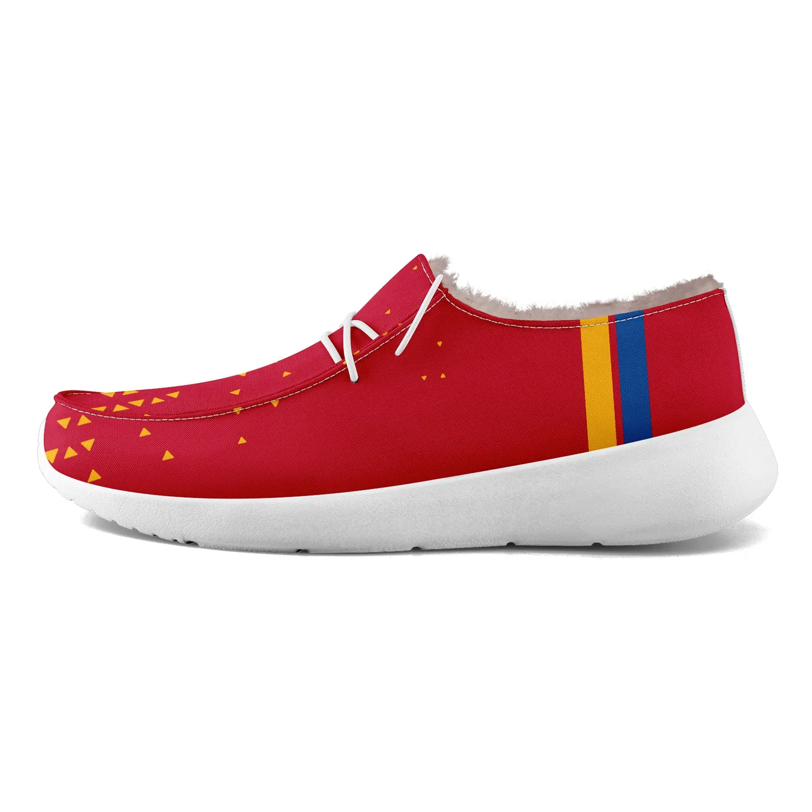 Custom Red Yellow Pittsburgh Shoes Personalized Sneaker FN042-D020279-30