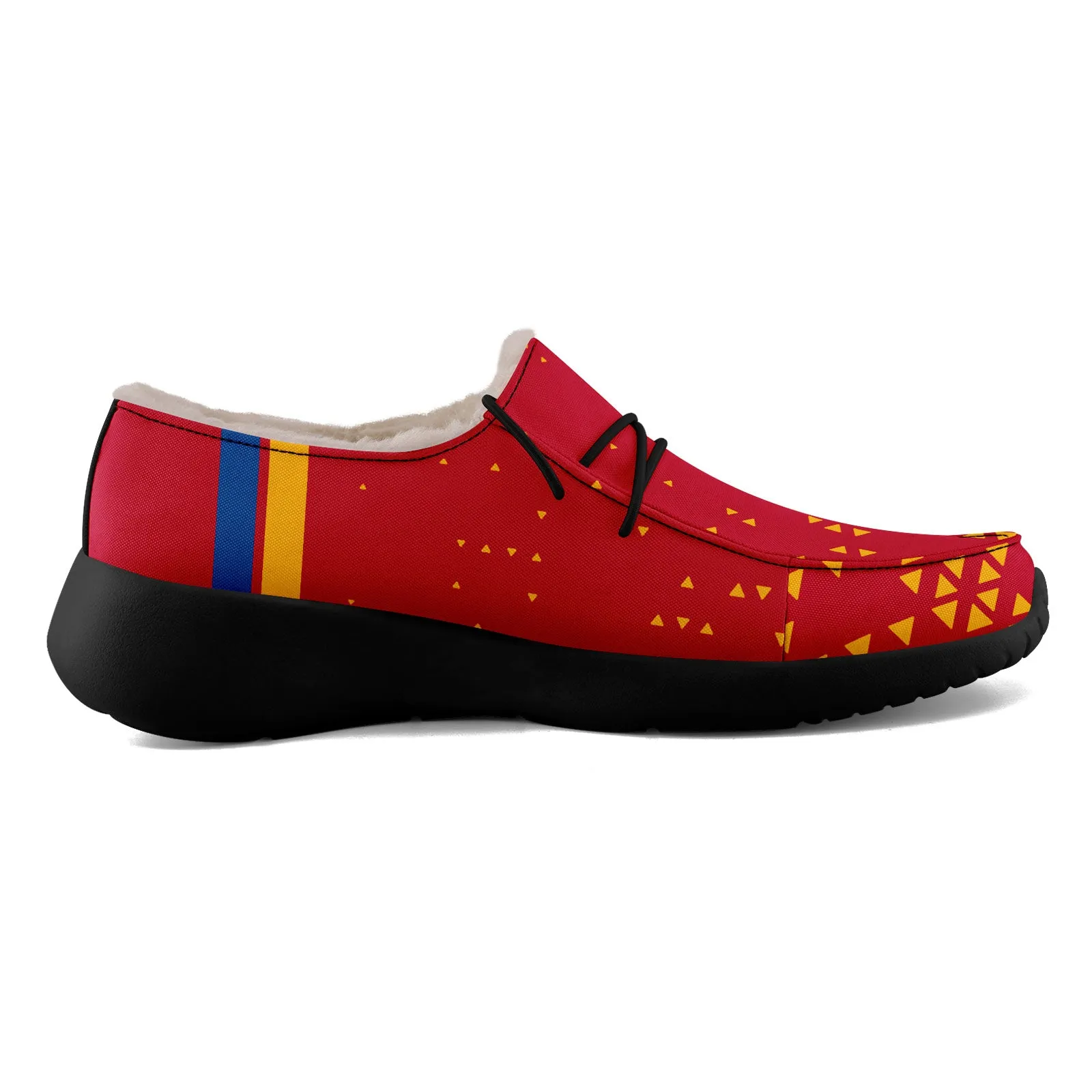 Custom Red Yellow Pittsburgh Shoes Personalized Sneaker FN042-D020279-30