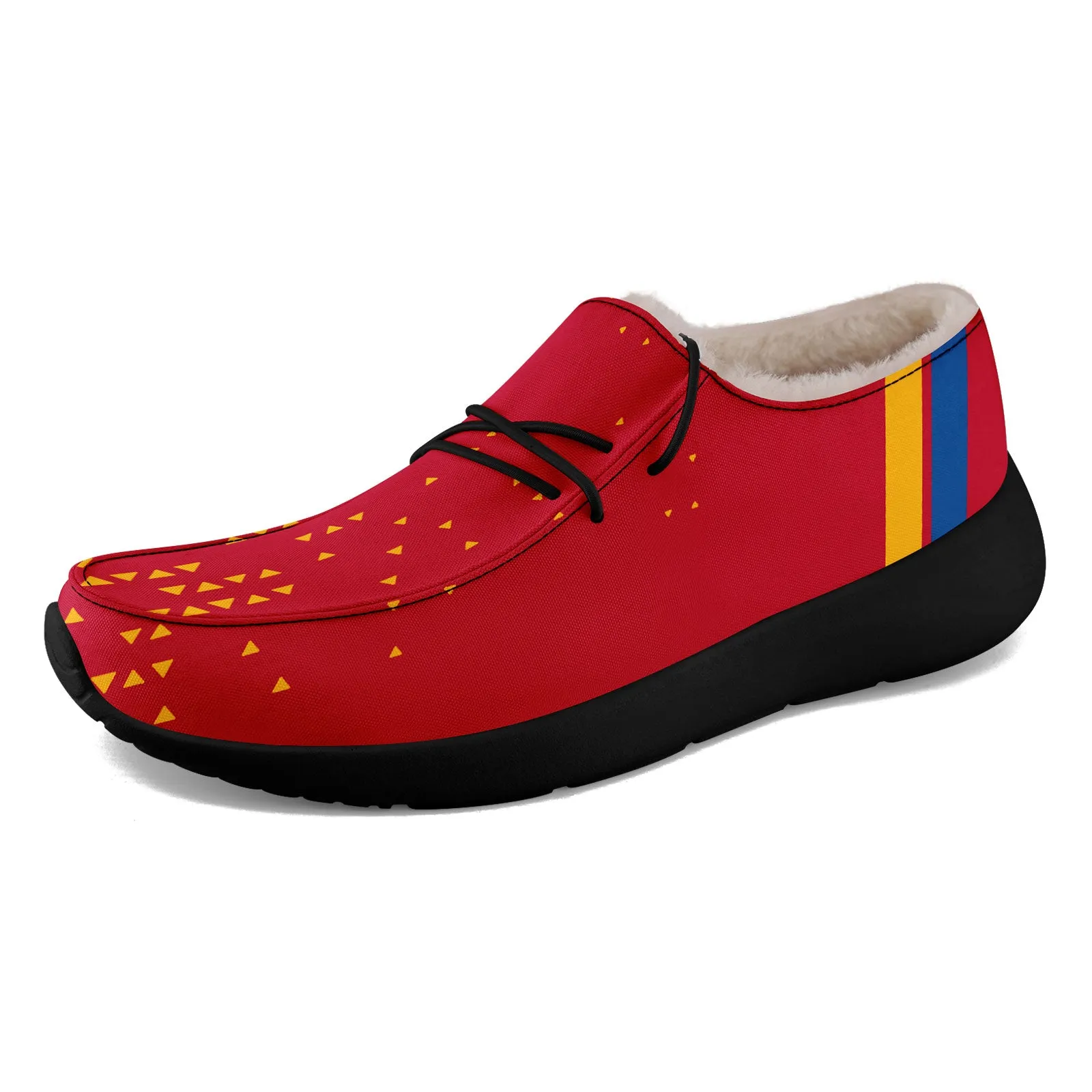 Custom Red Yellow Pittsburgh Shoes Personalized Sneaker FN042-D020279-30