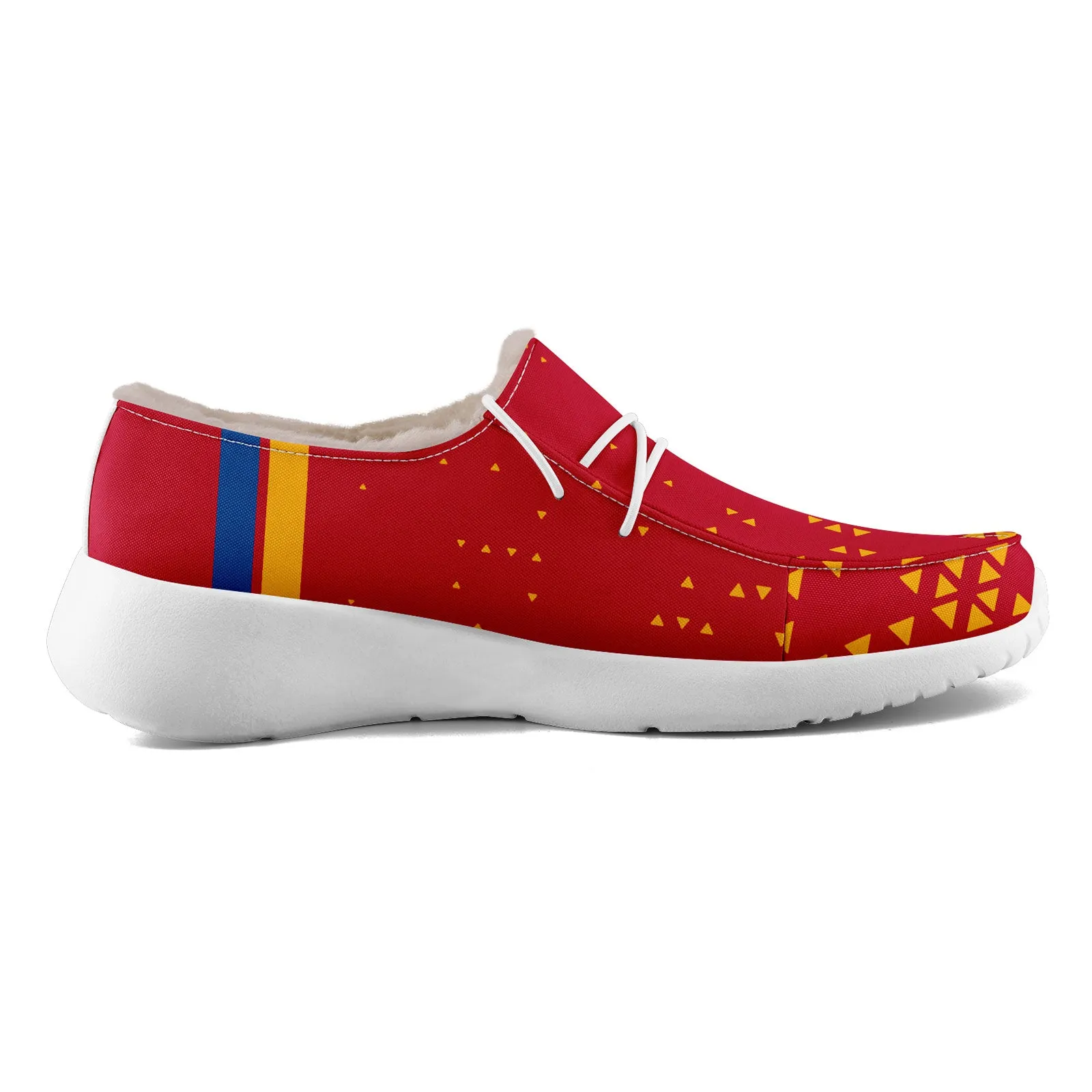 Custom Red Yellow Pittsburgh Shoes Personalized Sneaker FN042-D020279-30