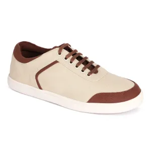 Dan Eco-Sole Sneakers Beige and Brown Women