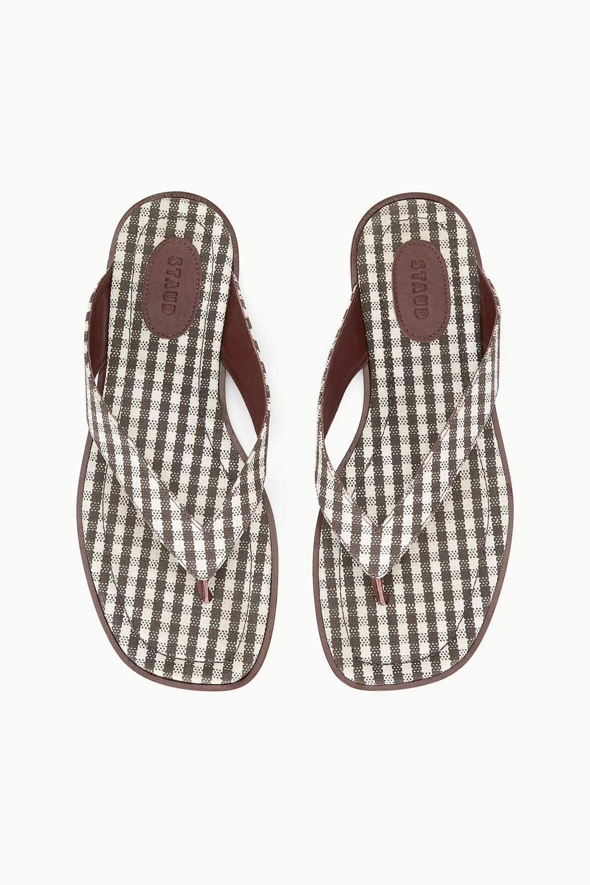 DANTE THONG | DARK CHOCOLATE MICRO CHECK