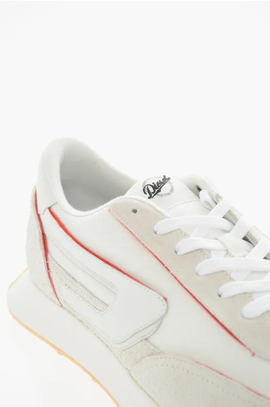 Diesel Fabric S-RACER LC Sneakers with Leather Trimmings