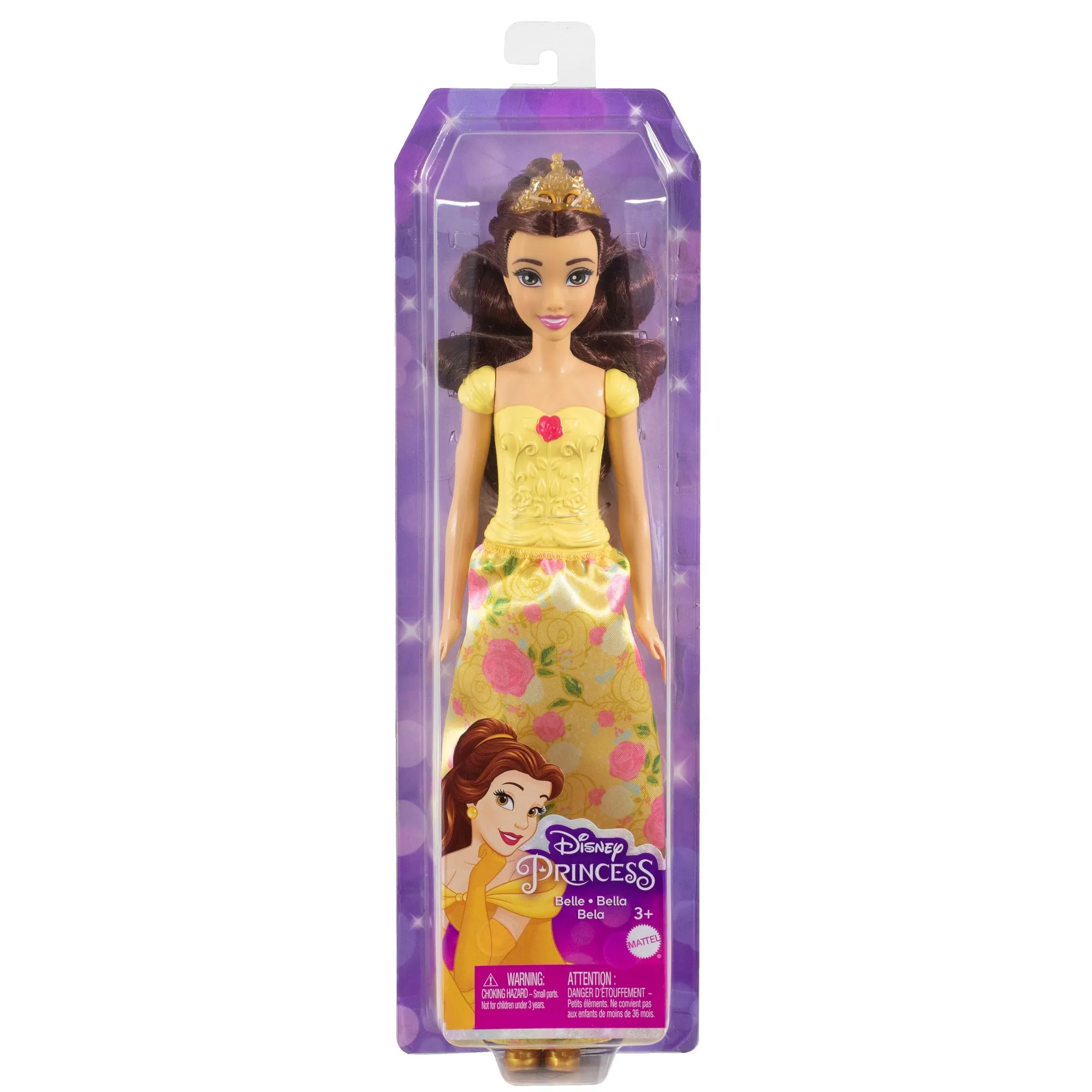 Disney Princess Posable Belle Fashion Doll with Clothing and Accessories Inspired by the Disney Movie for Kids Ages 3 