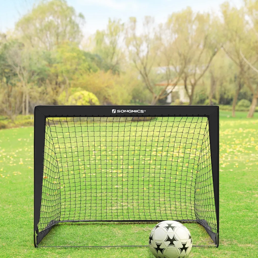 Durable Pop-Up Soccer Goals Set of 2 with Stakes