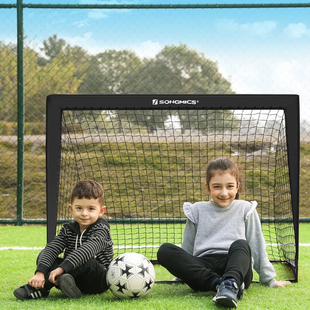 Durable Pop-Up Soccer Goals Set of 2 with Stakes