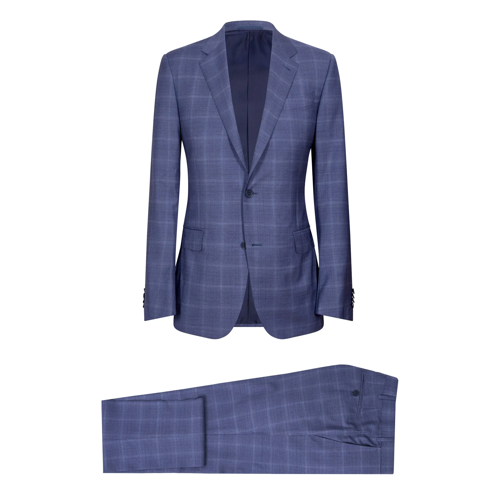 ERMENEGILDO ZEGNA Pure Wool Milano Suit BLUE