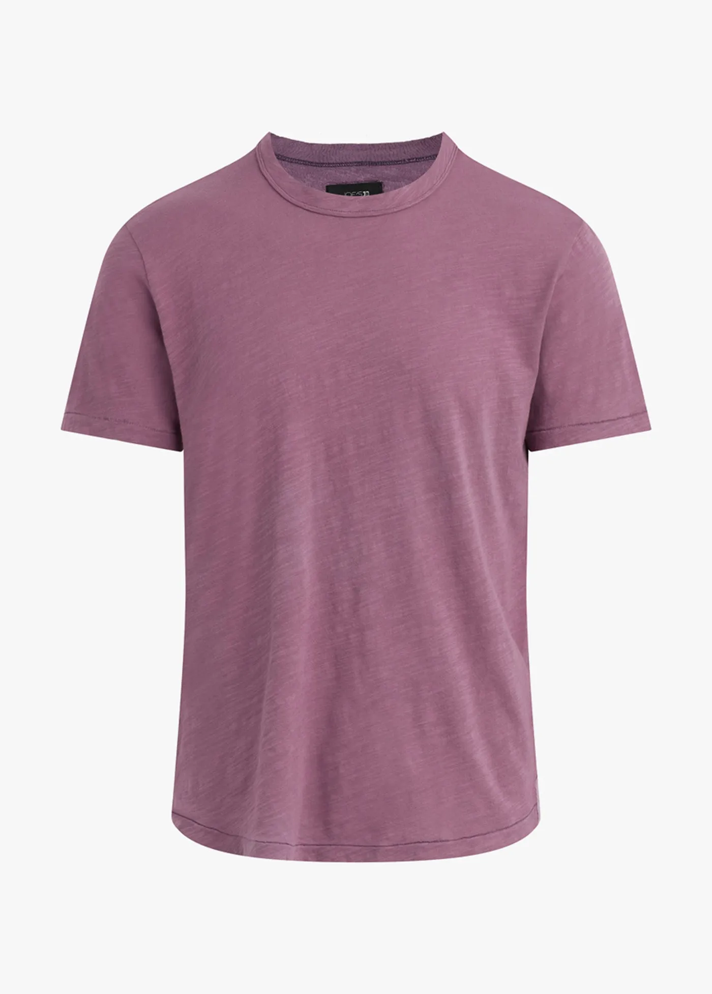 ESSENTIAL CURVED HEM SLUB TEE