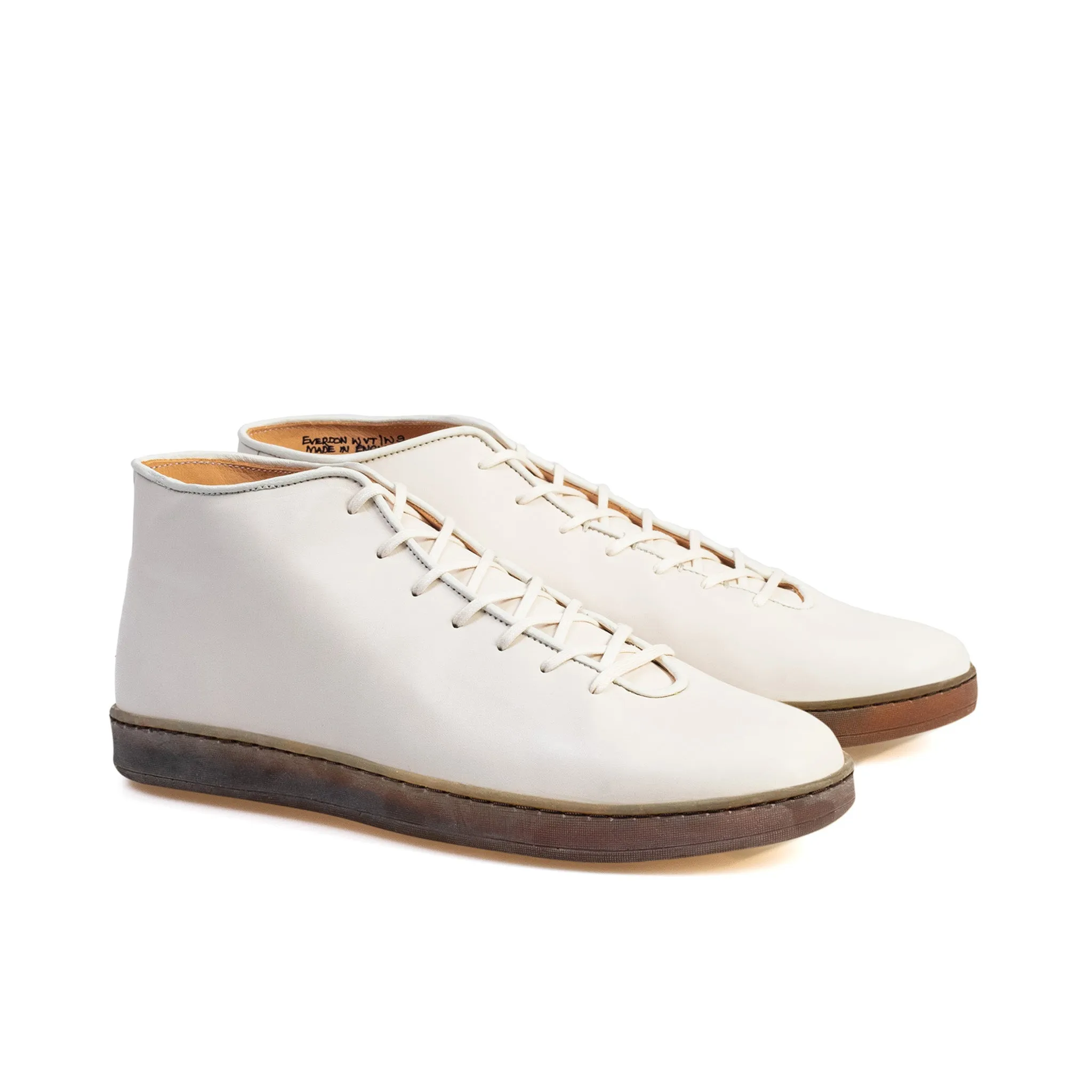 Everdon Wholecut Mid - Off-White Veg Tan Calf