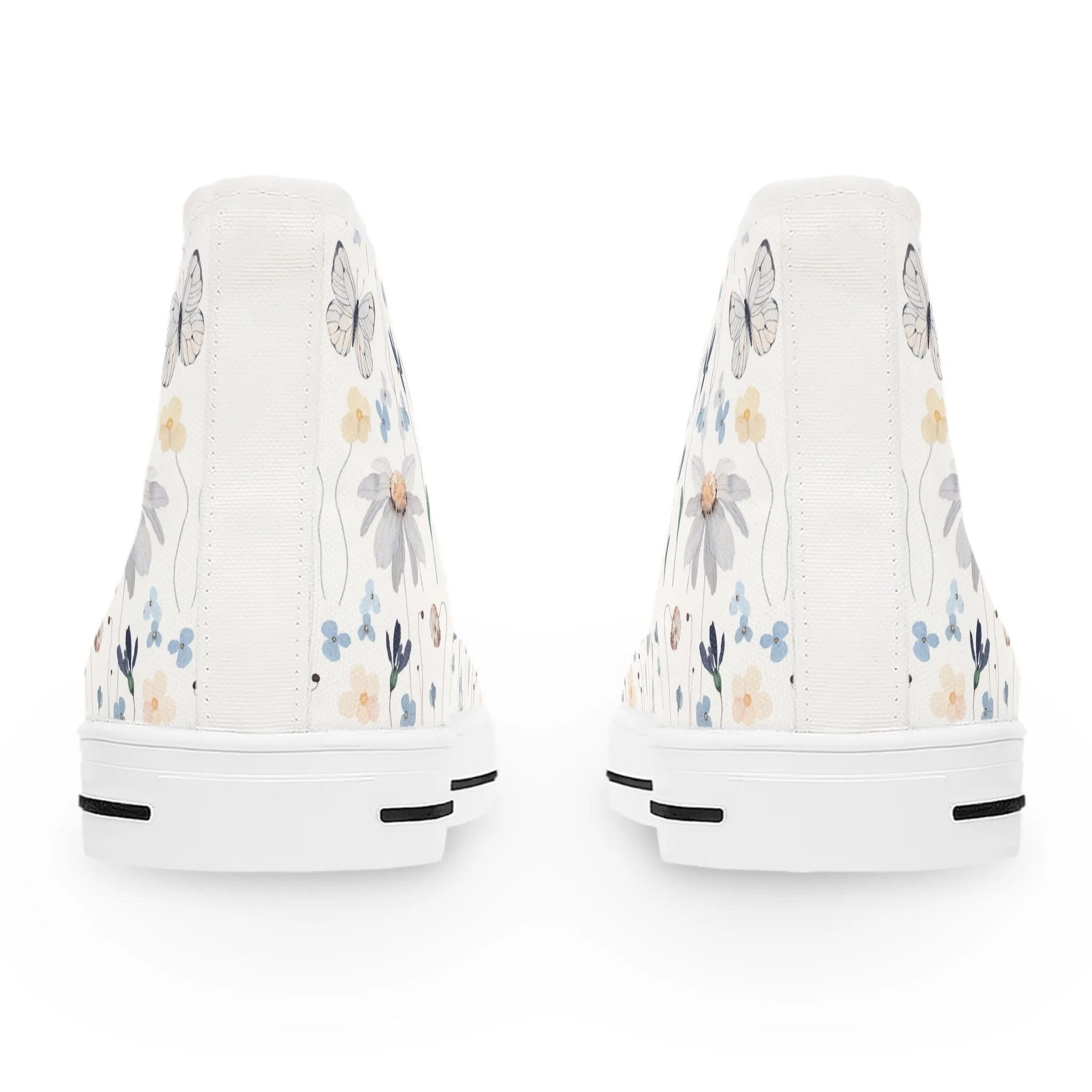 Flowers Women's High Top Sneakers