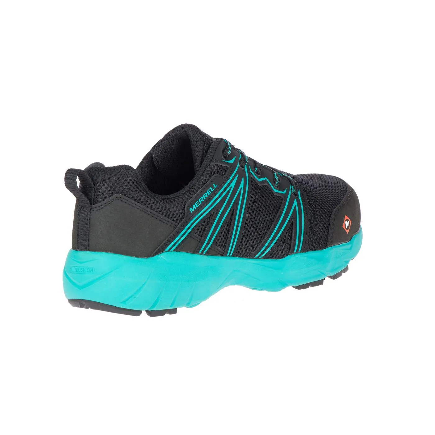 Fullbench Superlite Women's Alloy-Toe Work Shoes Black/Teal