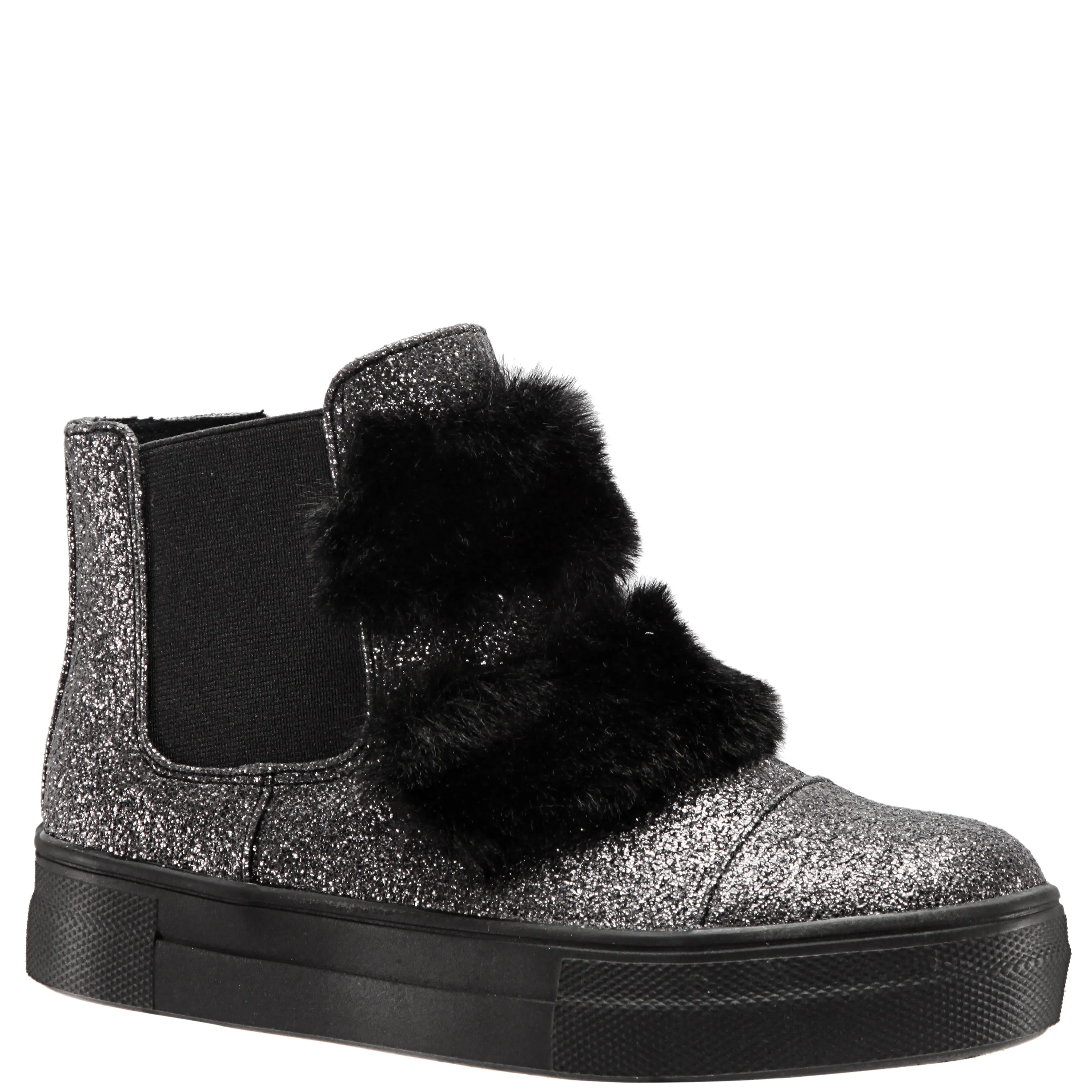 Fur Metallic High Top