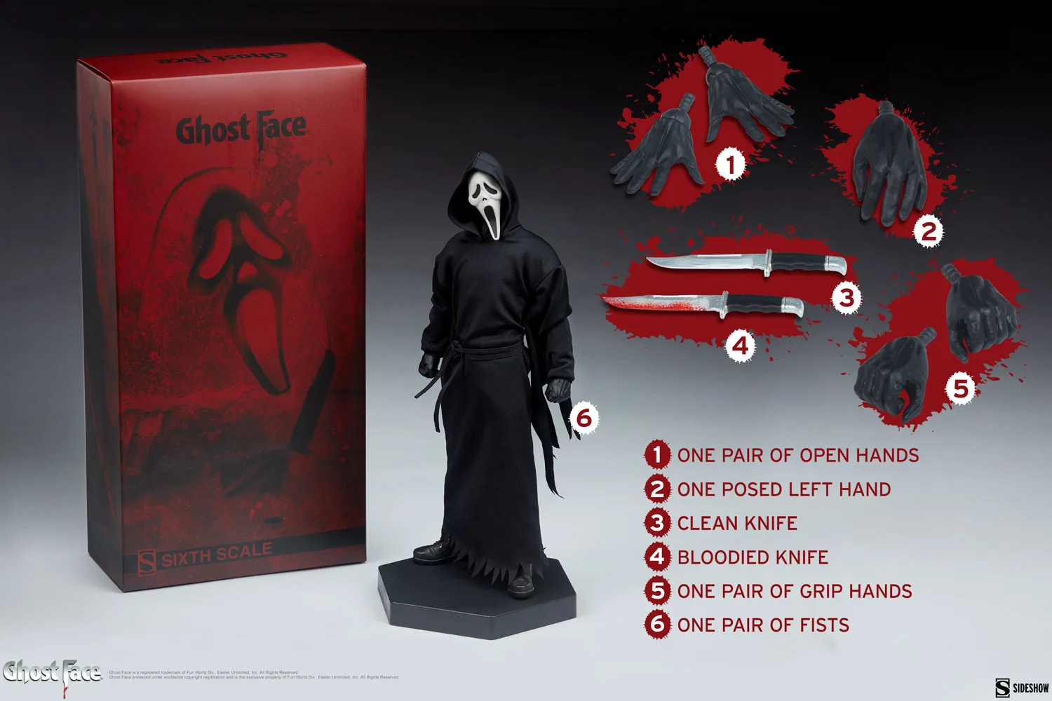 Ghost Face Sixth Scale Figure