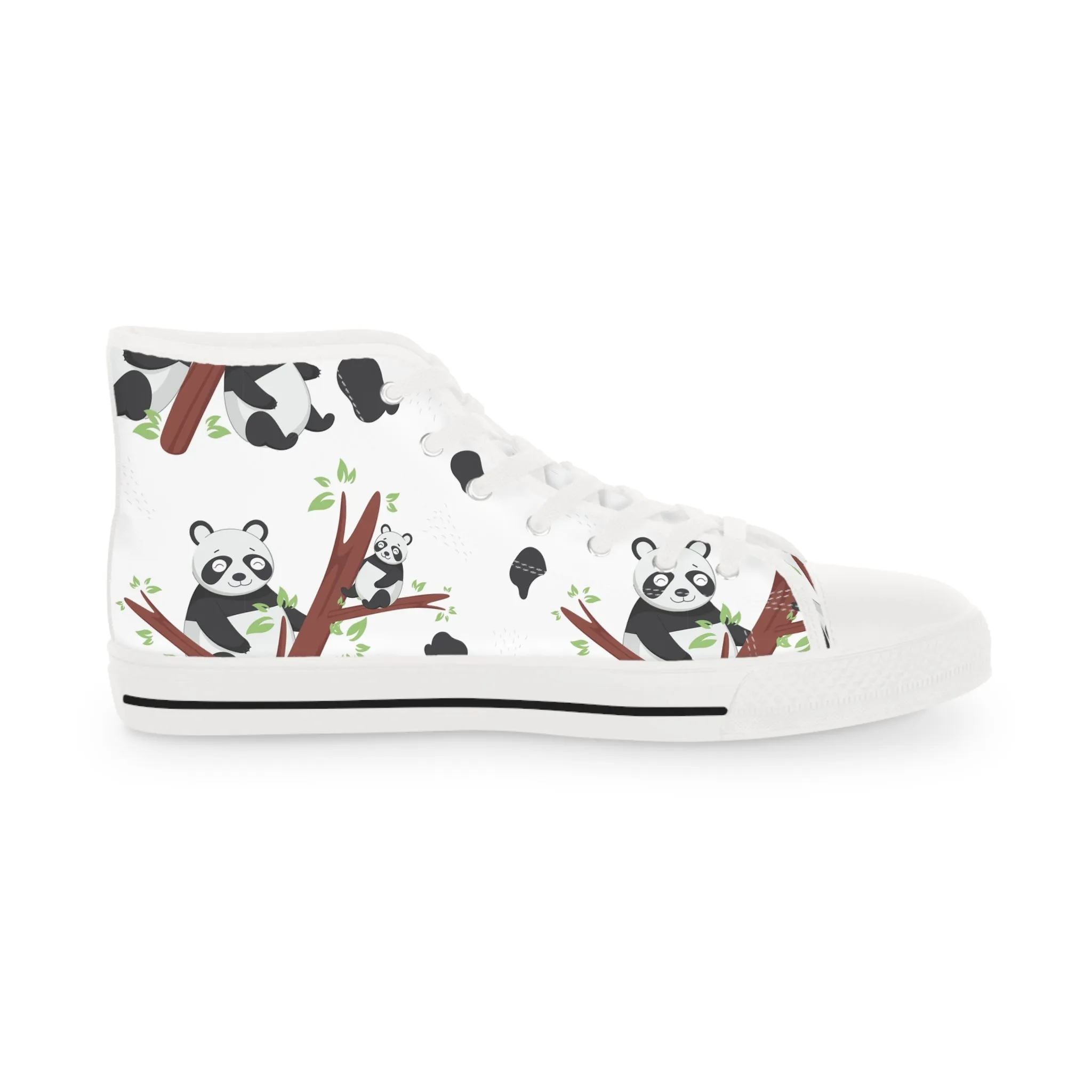 Giant Panda Men's High Top Sneakers