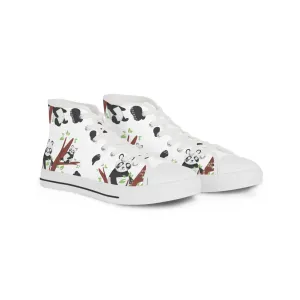 Giant Panda Men's High Top Sneakers