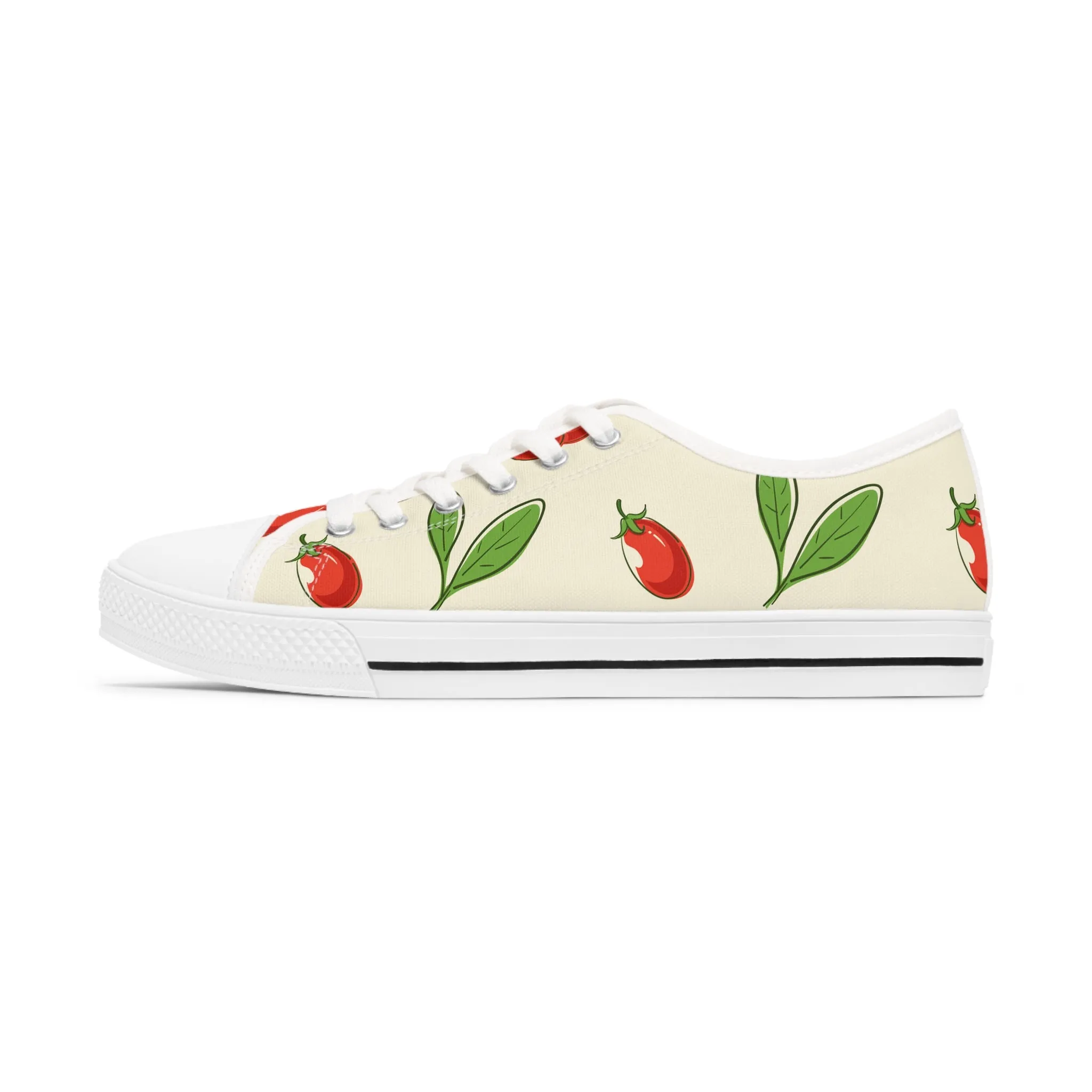 Goji Berry Women's Low Top Sneakers