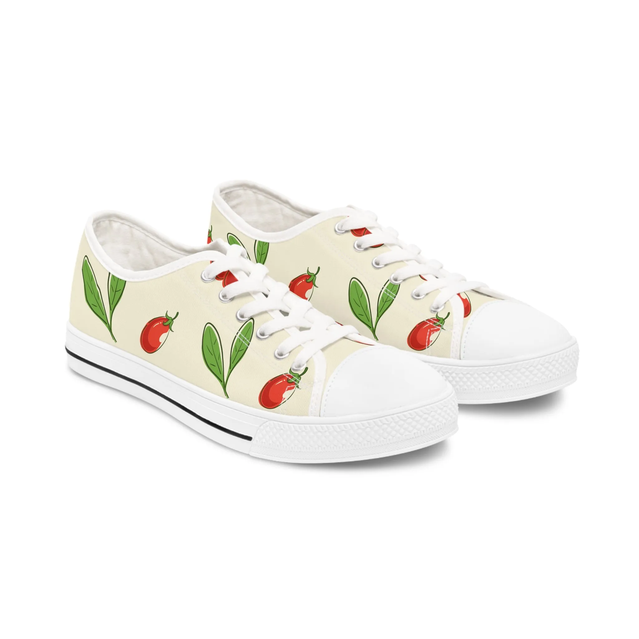 Goji Berry Women's Low Top Sneakers