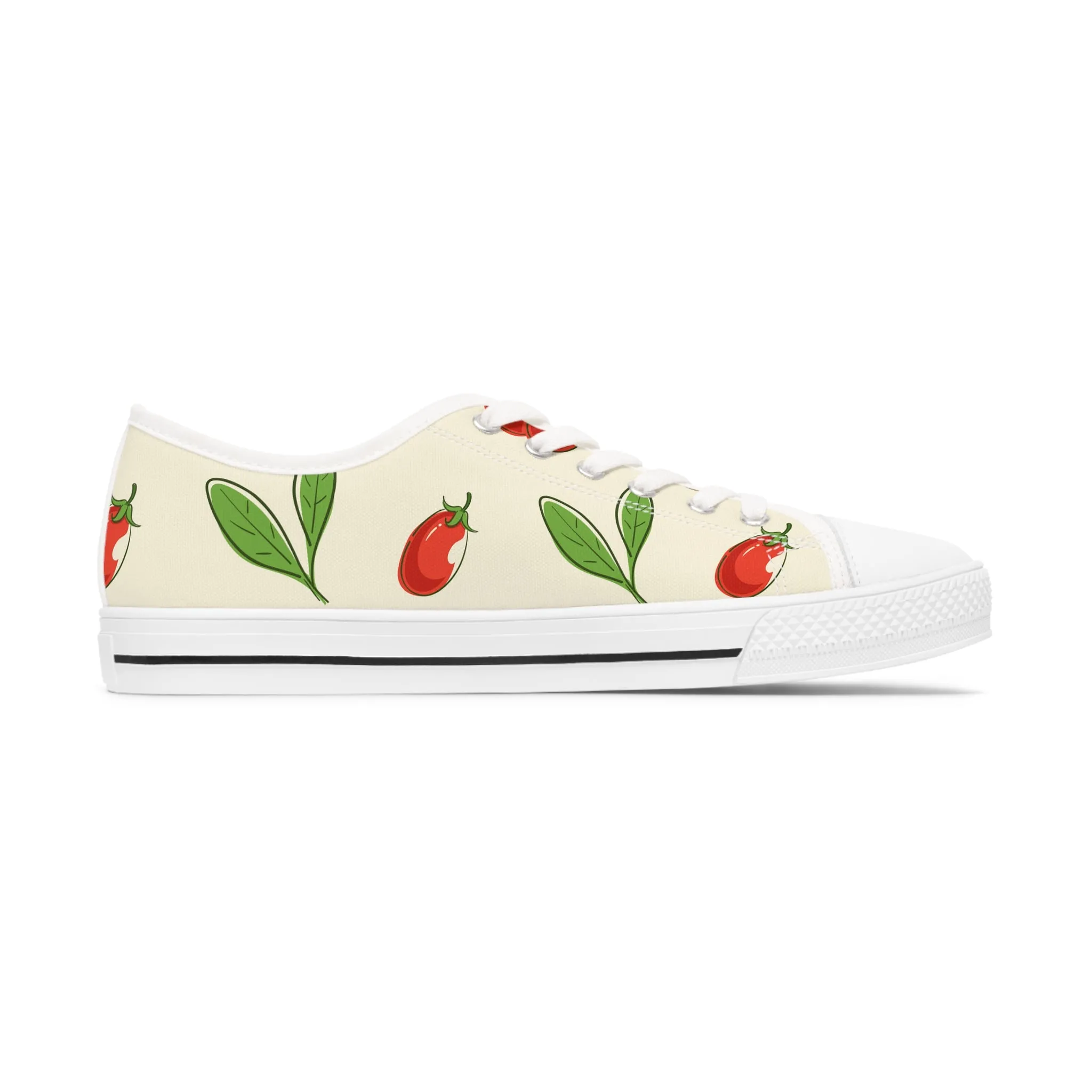 Goji Berry Women's Low Top Sneakers