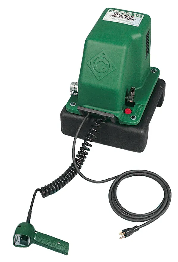 Greenlee 777E975 Hydraulic Bender for 1-1/4in-4in Conduit with 975 Pump - Reconditioned