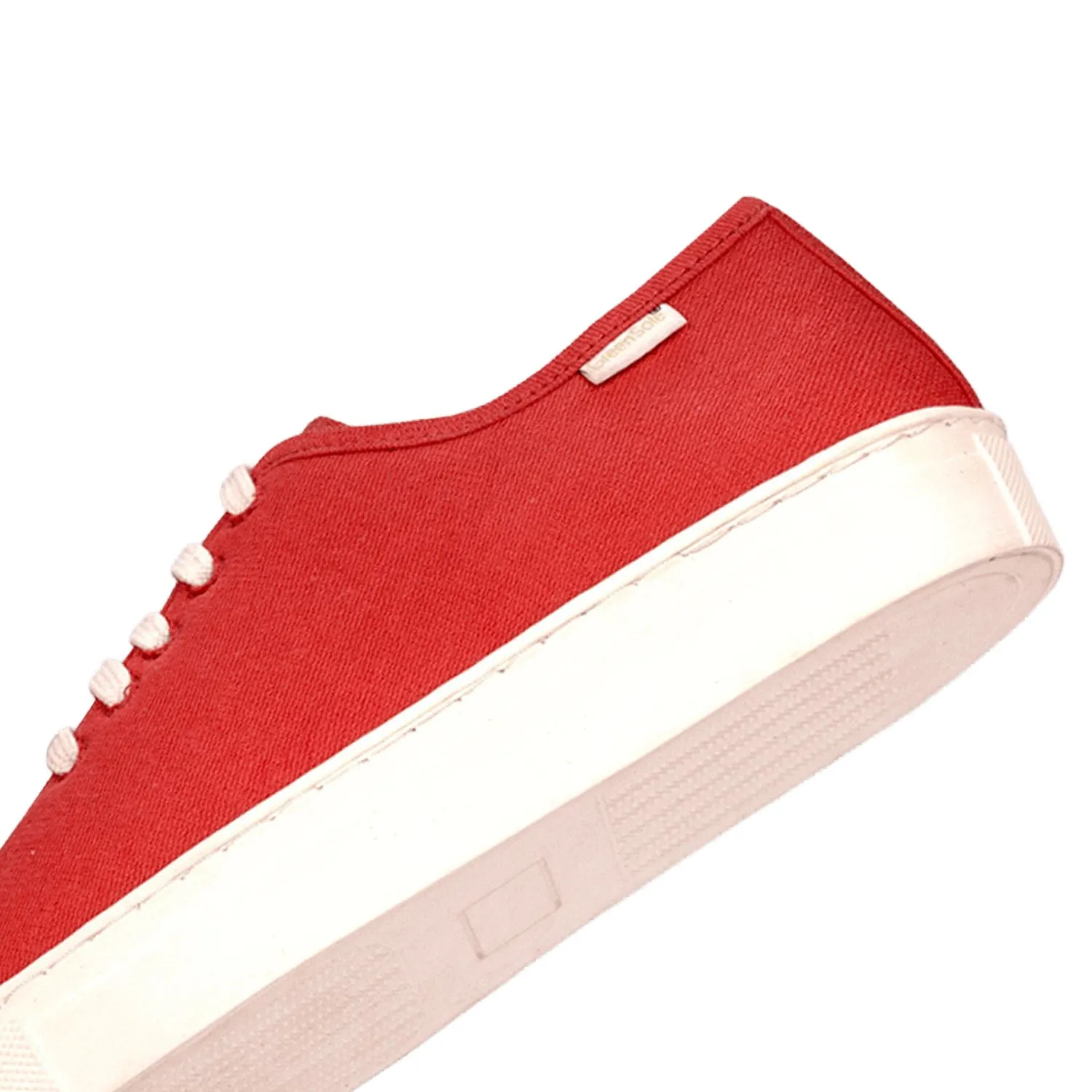 GREENSOLE MINIMAL RED MENS SNEAKER LACE UP