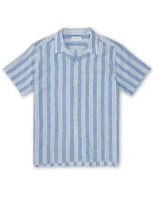 Havana Short Sleeve Shirt Singer Blue