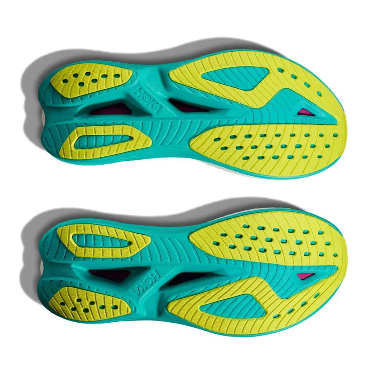 Hoka Mach X 2 Running Shoes - Womens - Frost/Electric Aqua