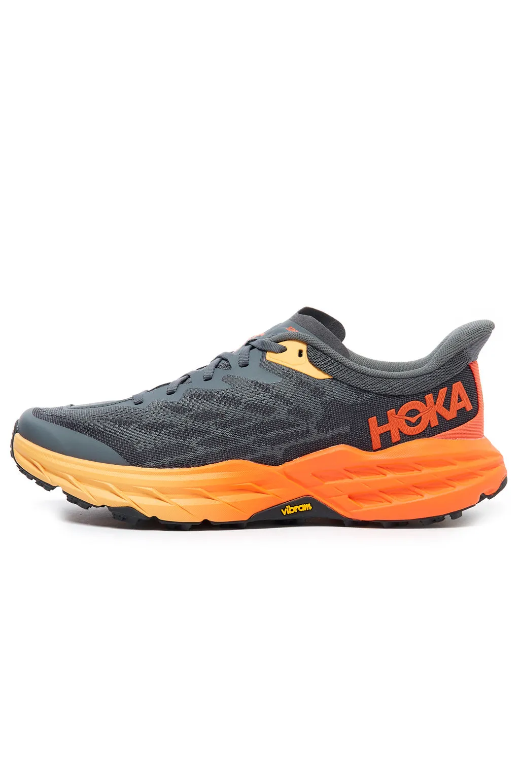 Hoka Speedgoat 5 Men's Trail Shoes - Castlerock / Flame