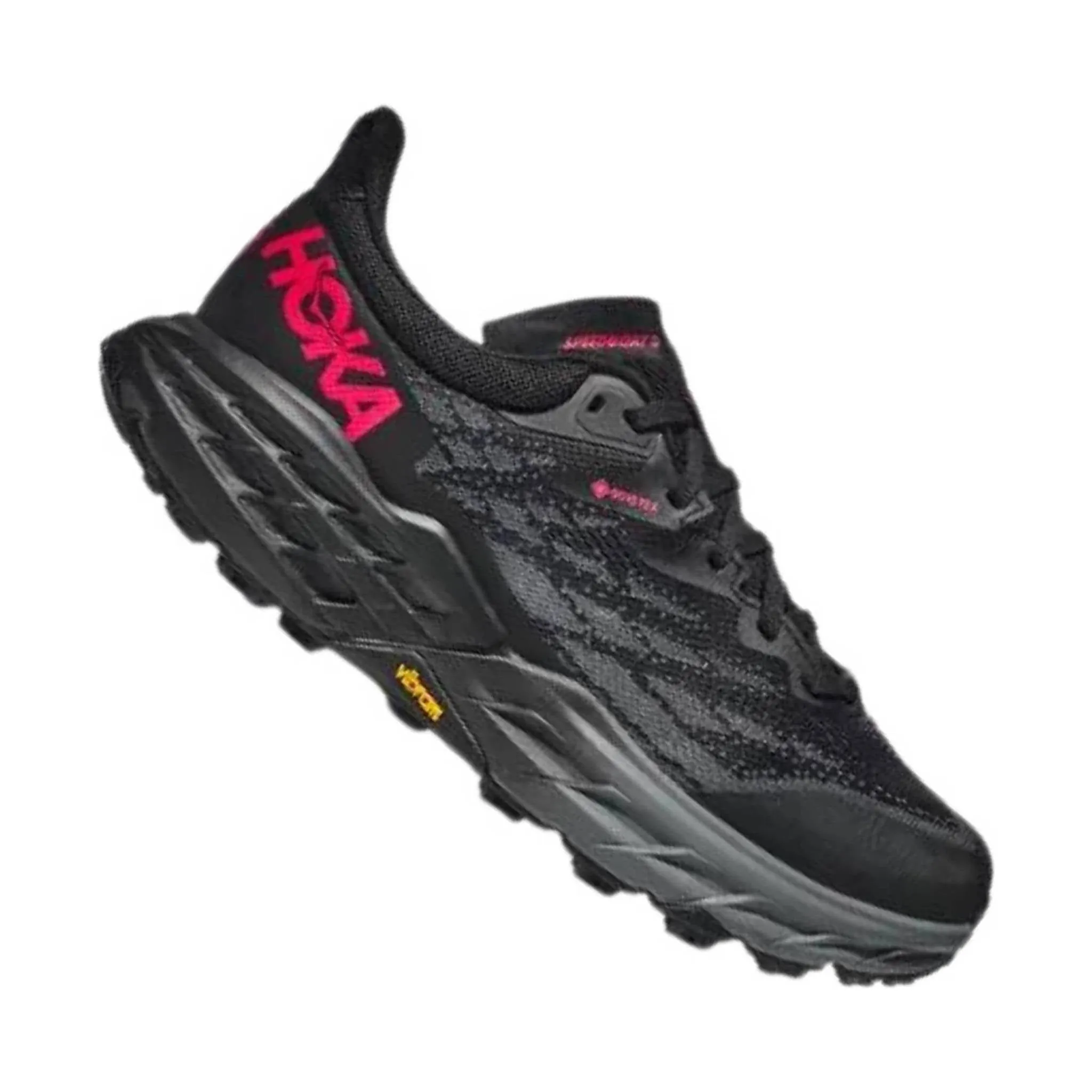 HOKA Women's Speedgoat 5 GTX Trail Running Shoe - Black