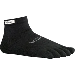 Injinji Run Lightweight Mini-Crew Black | Buy Injinji Run Lightweight Mini-Crew Black here | Outnorth