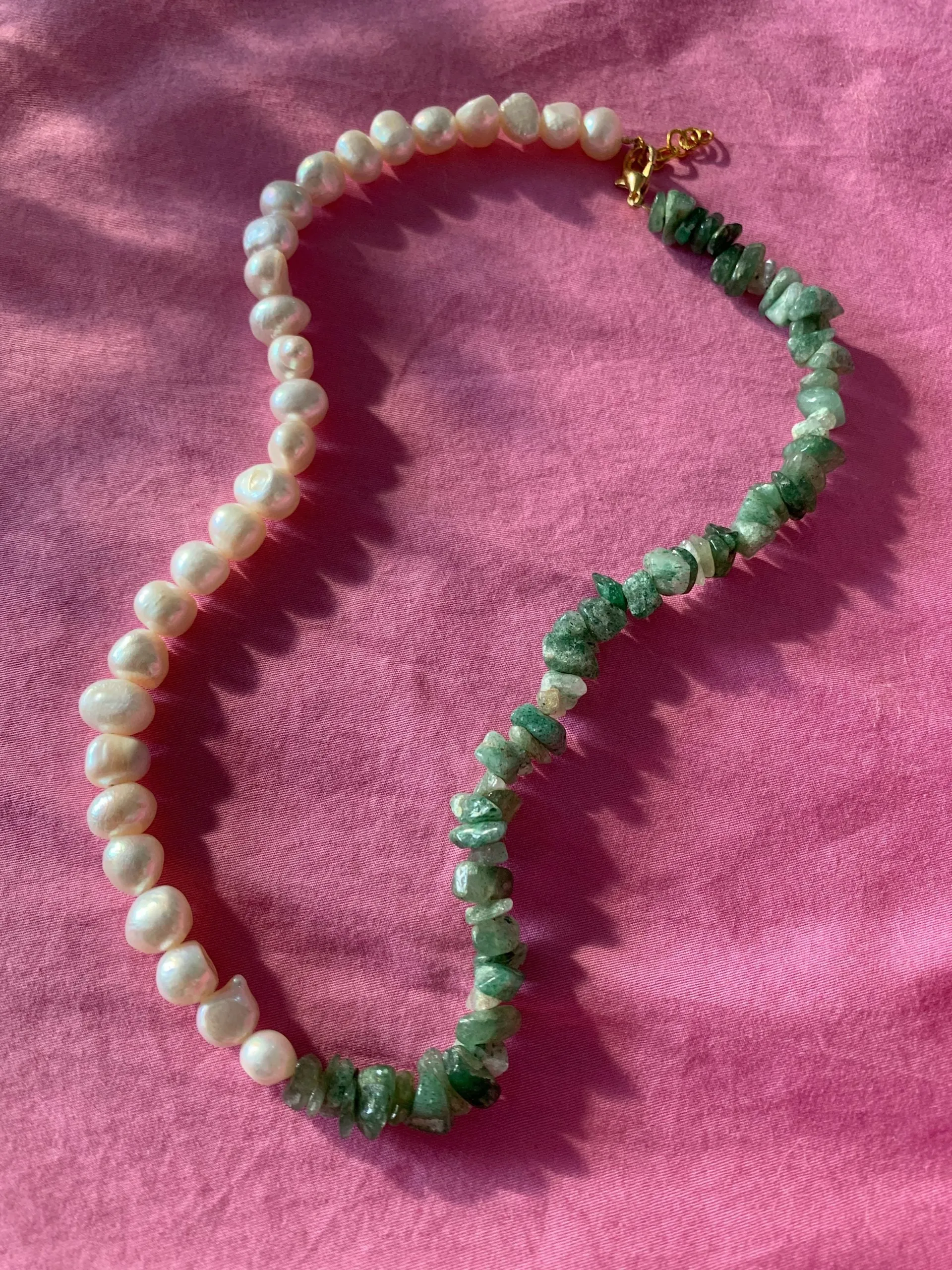 Jade Pearl Necklace