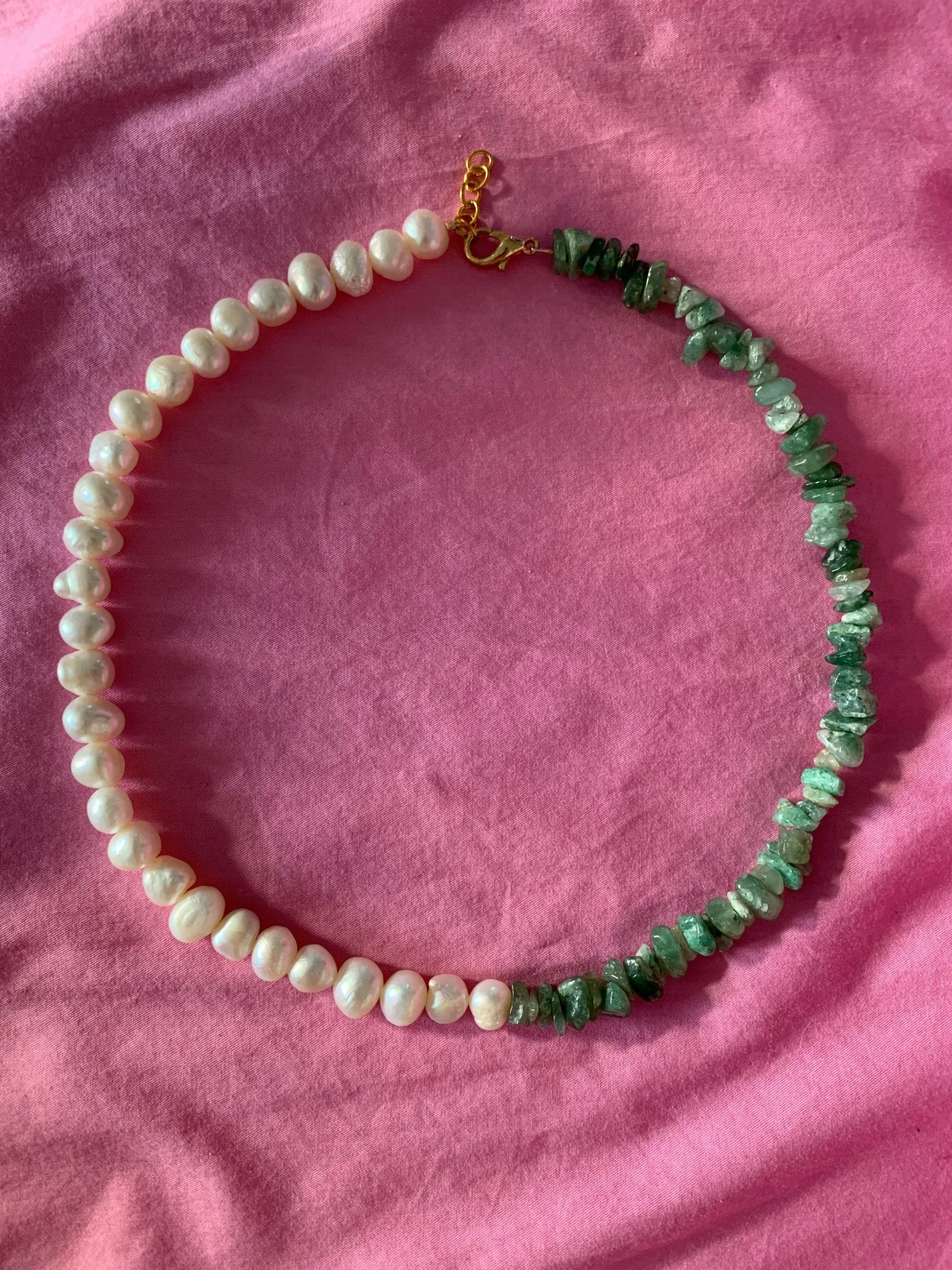 Jade Pearl Necklace