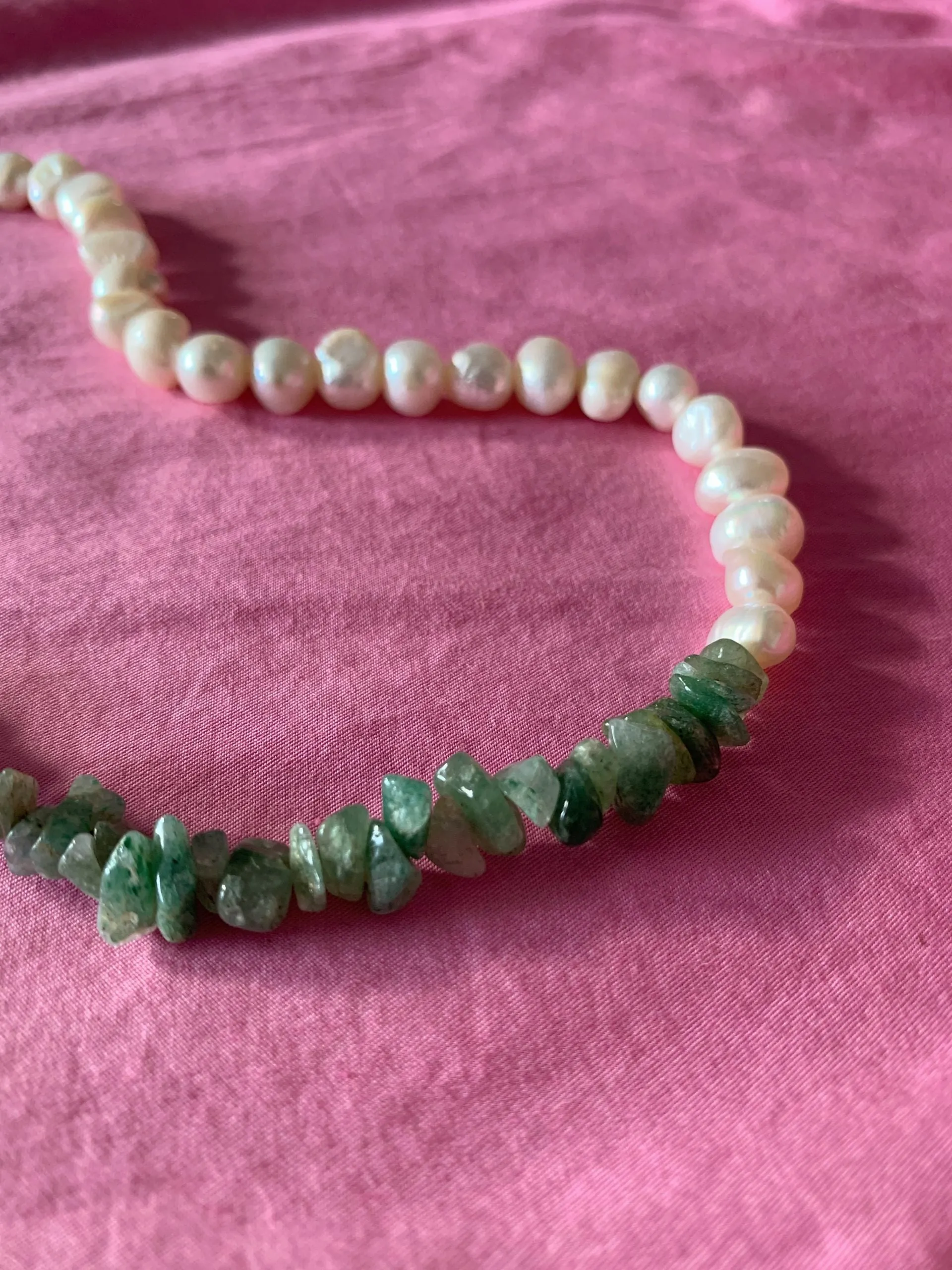 Jade Pearl Necklace