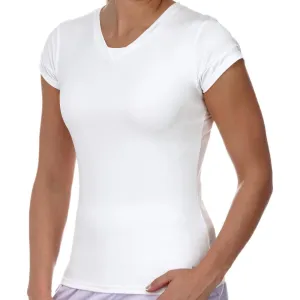 K-Swiss Women's Spring Pace Cap Sleeve Top White