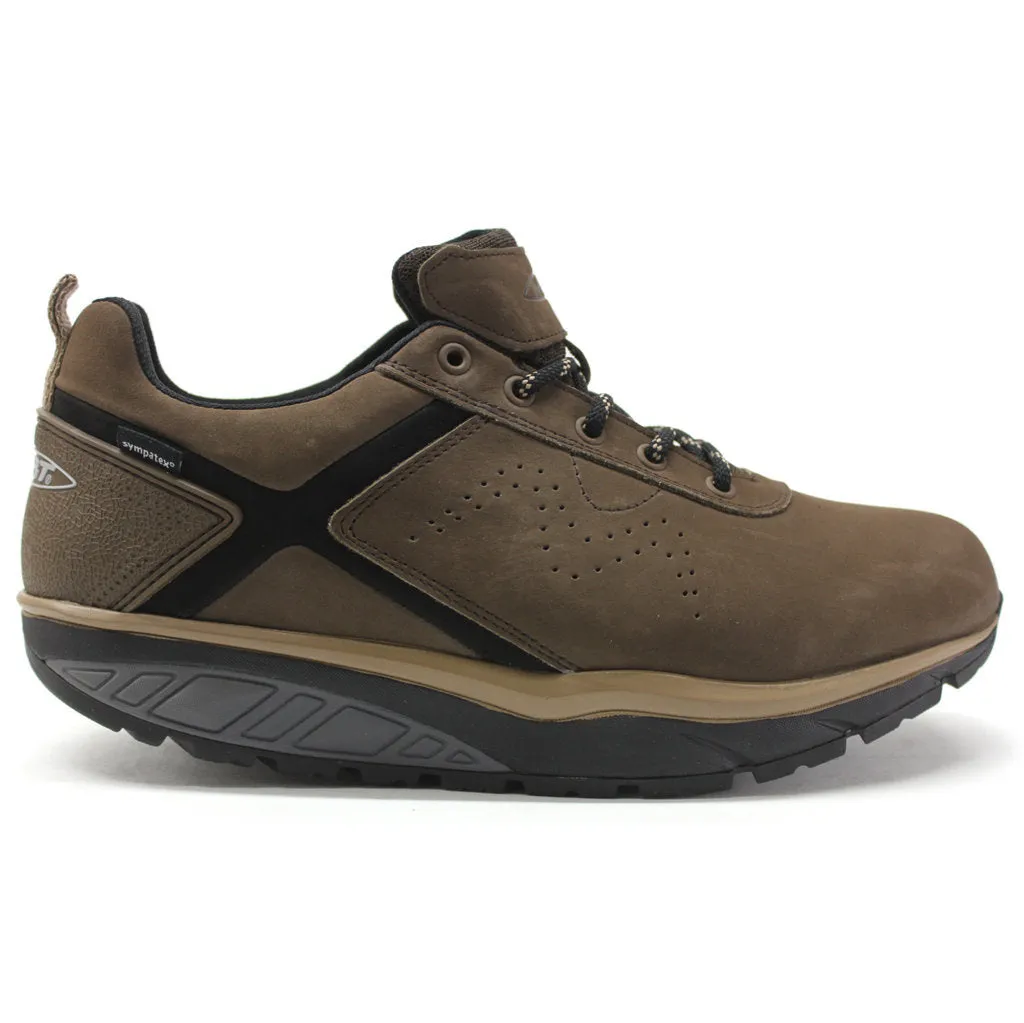 Kibo SYM Nubuck Leather Men's Low-Top Trainers