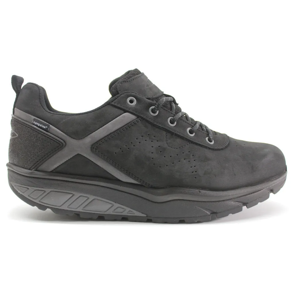 Kibo SYM Nubuck Leather Men's Low-Top Trainers