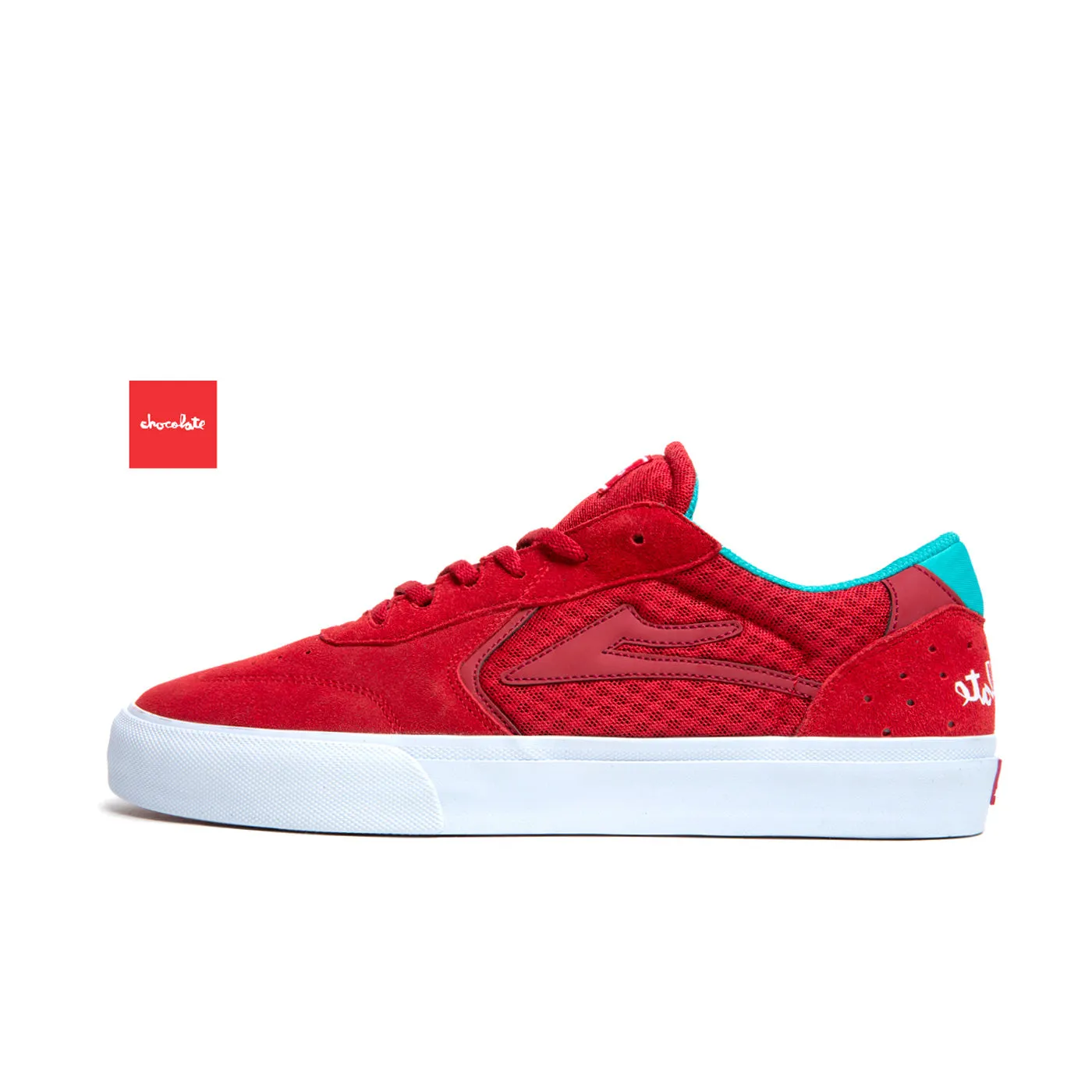 Lakai x Chocolate Atlantic Vulc Shoes - Red