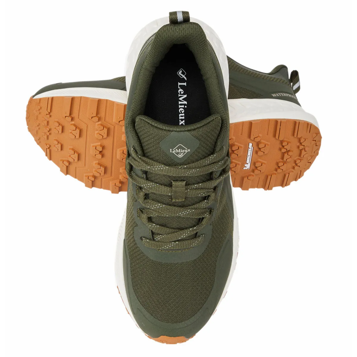 Lemieux Trax Waterproof Ladies Sneaker - Khaki