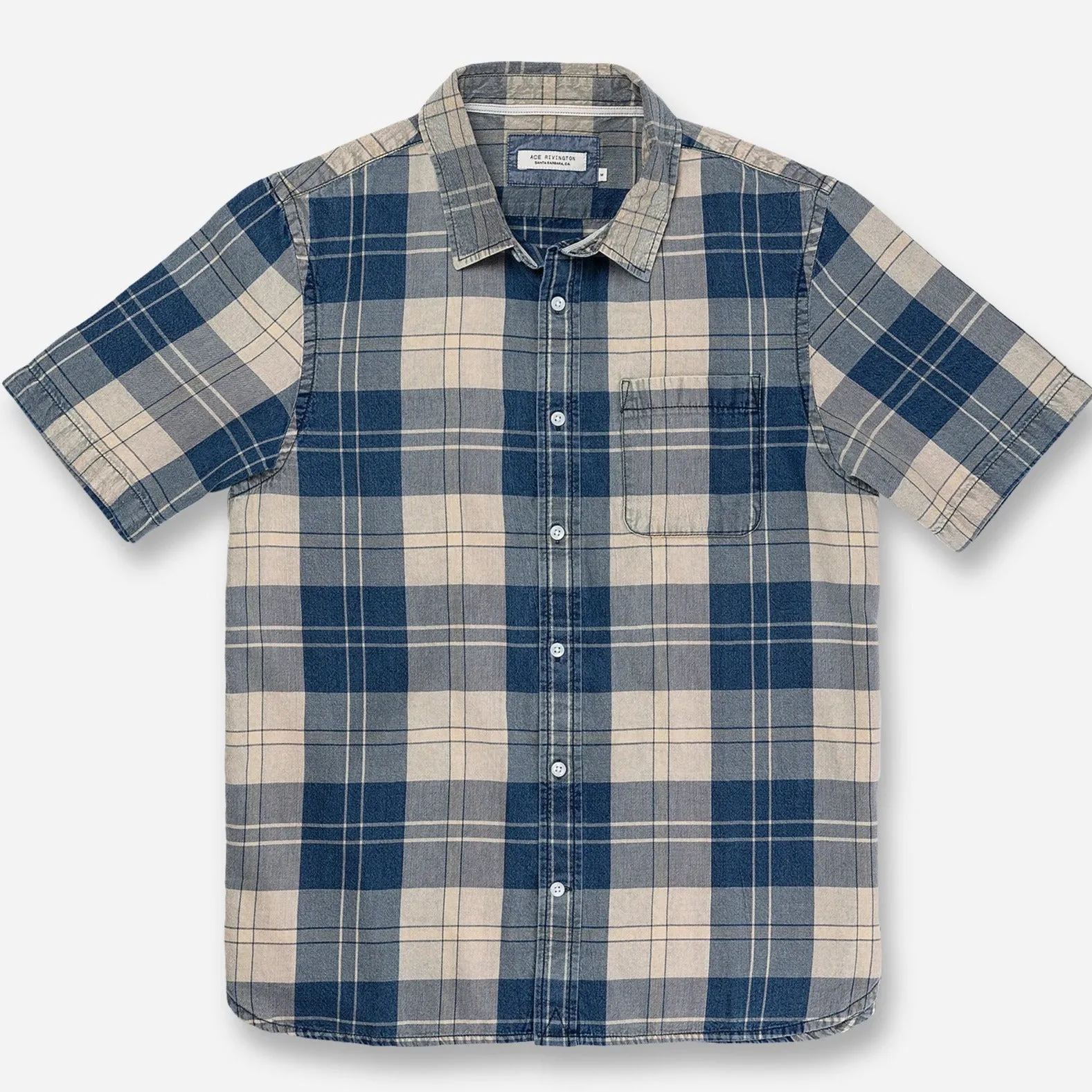 Light Weight Tailored Shirt | Dirty Indigo | Ace Rivington