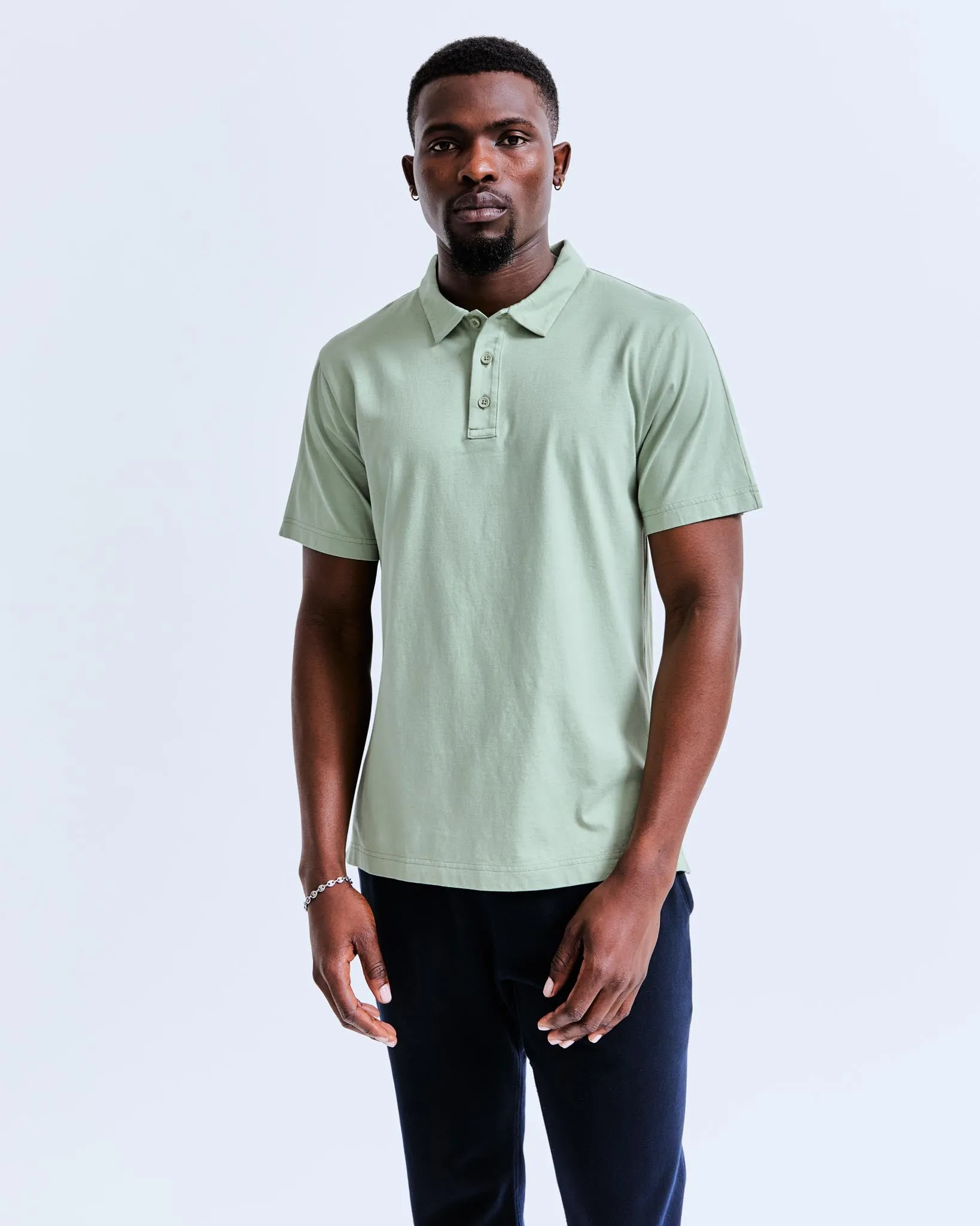 Lightweight Jersey Polo