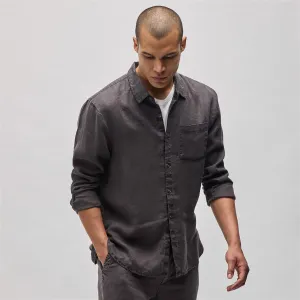 Lightweight Linen Shirt - Magma Pigment