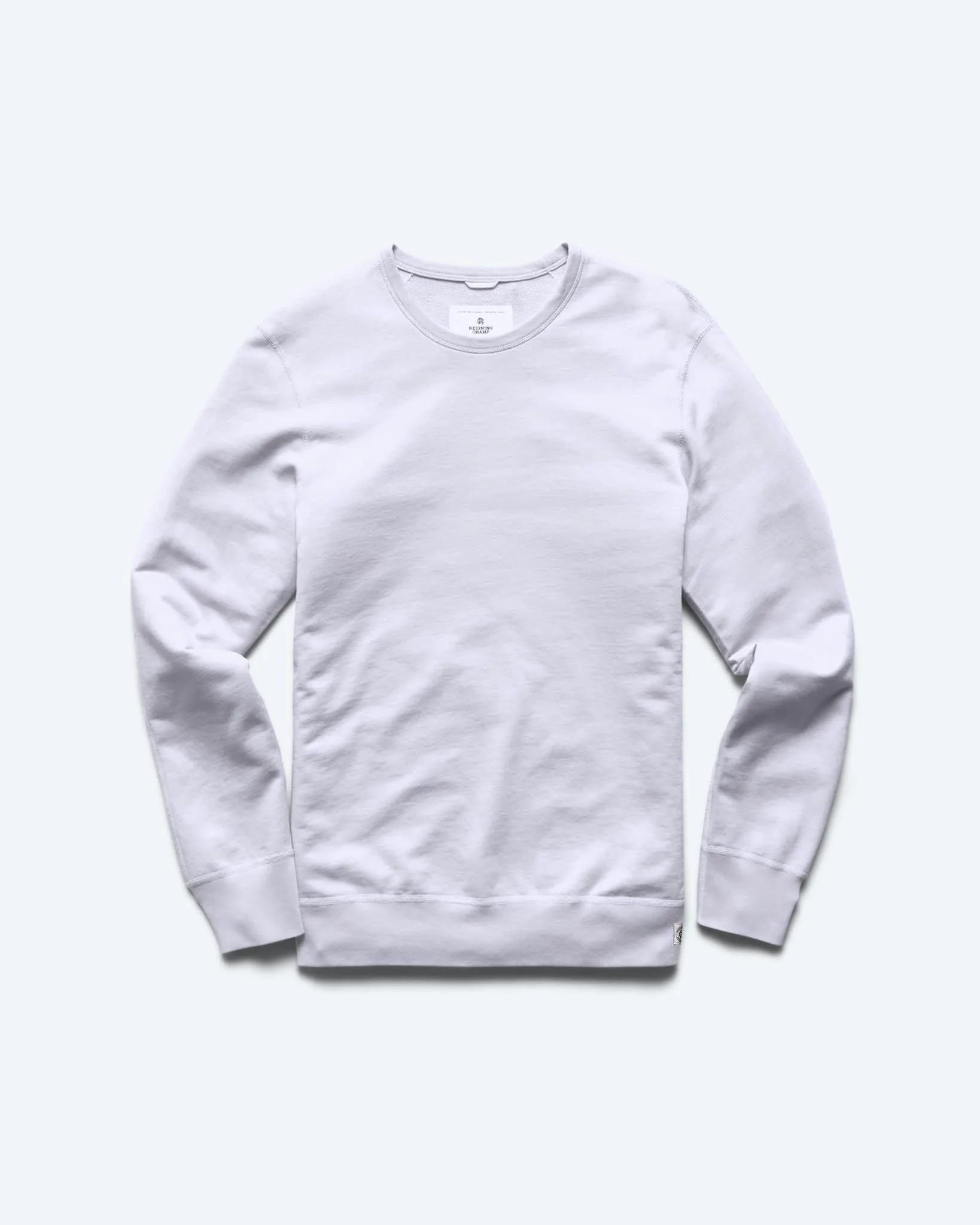 Lightweight Terry Slim Crewneck