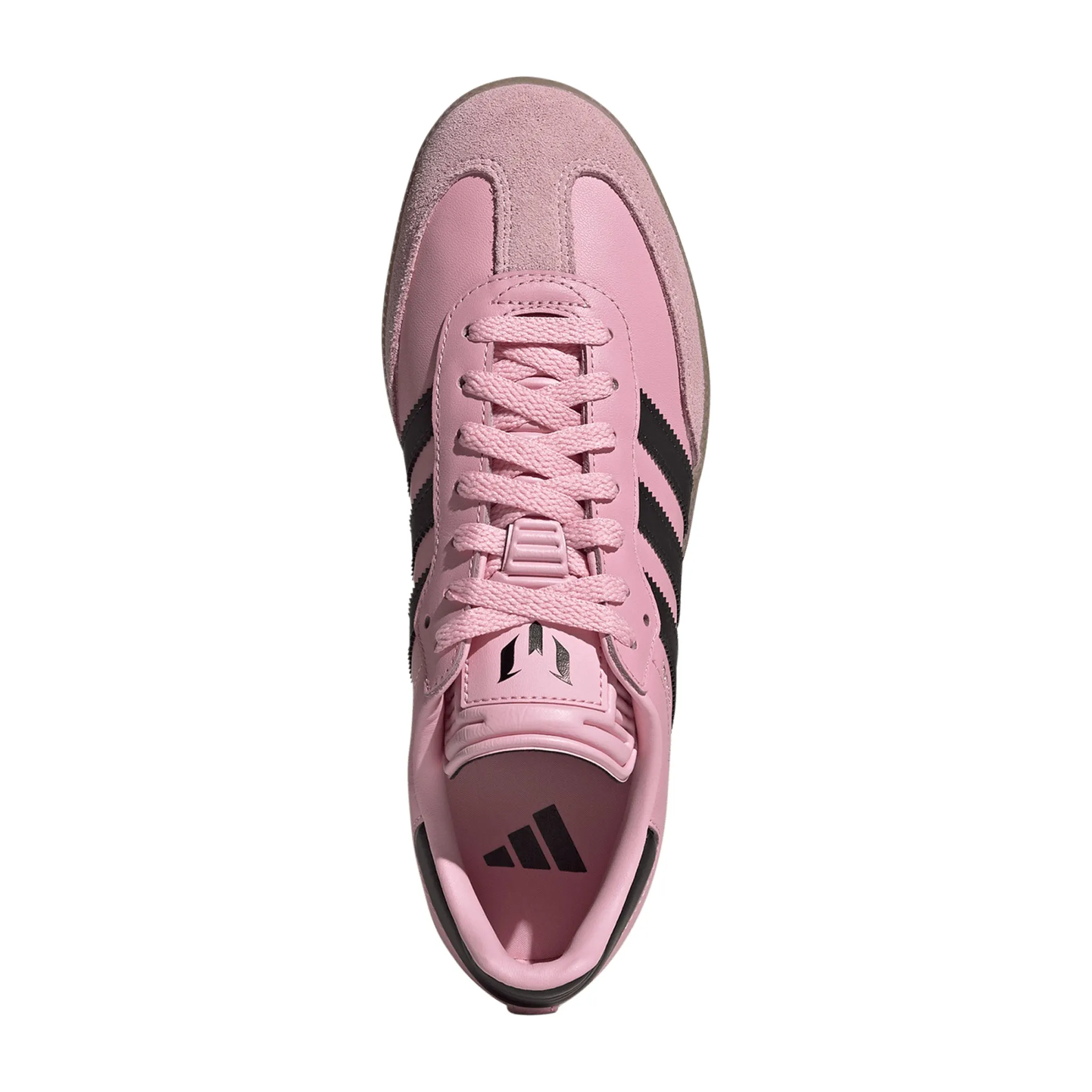 Men's Adidas Samba Messi - Light Pink/Black/Gum