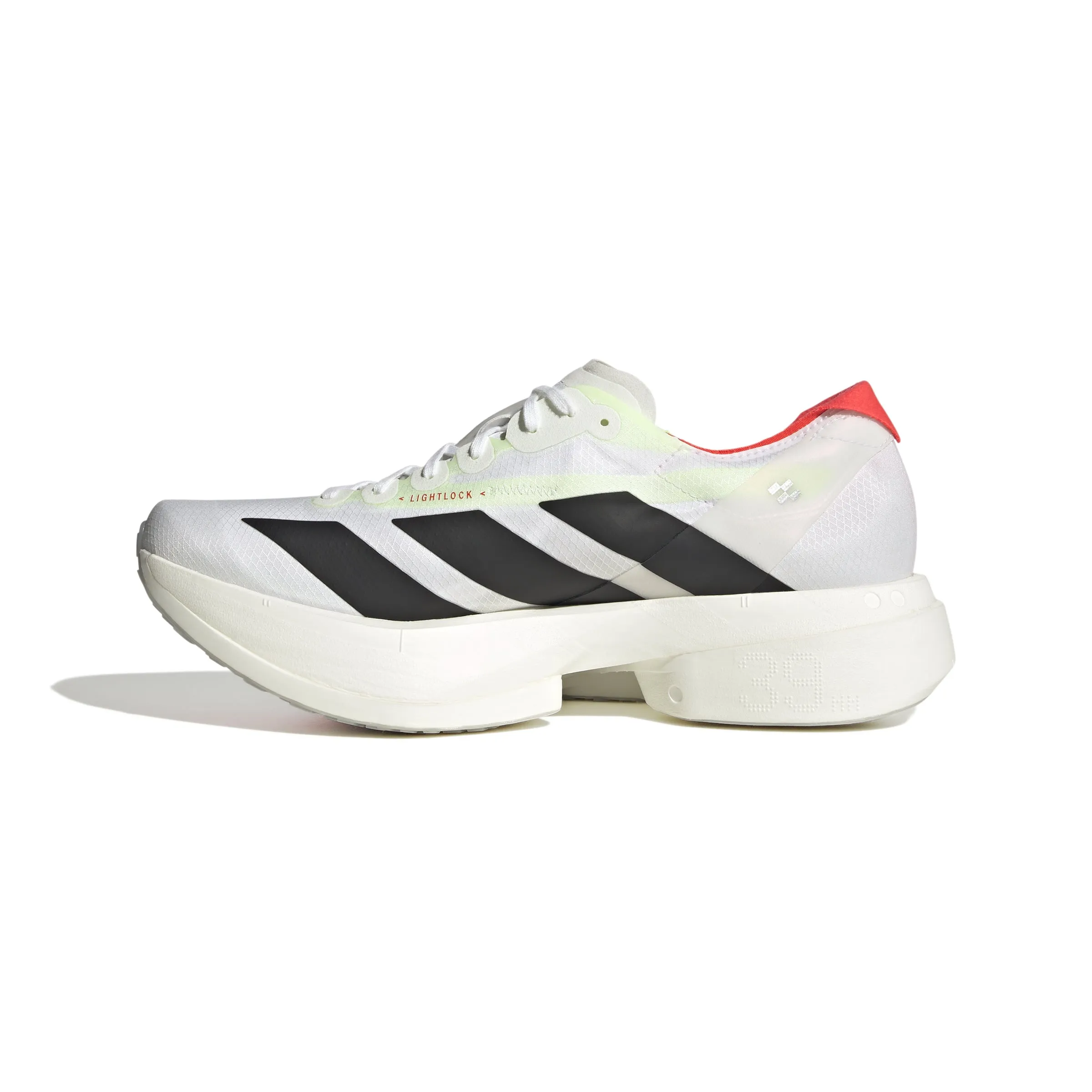 Men's Adizero Adios Pro 4 (Footwear White/Core Black/Silver Metallic)